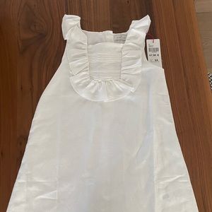 Cyrillus white girls dress. Very well made.